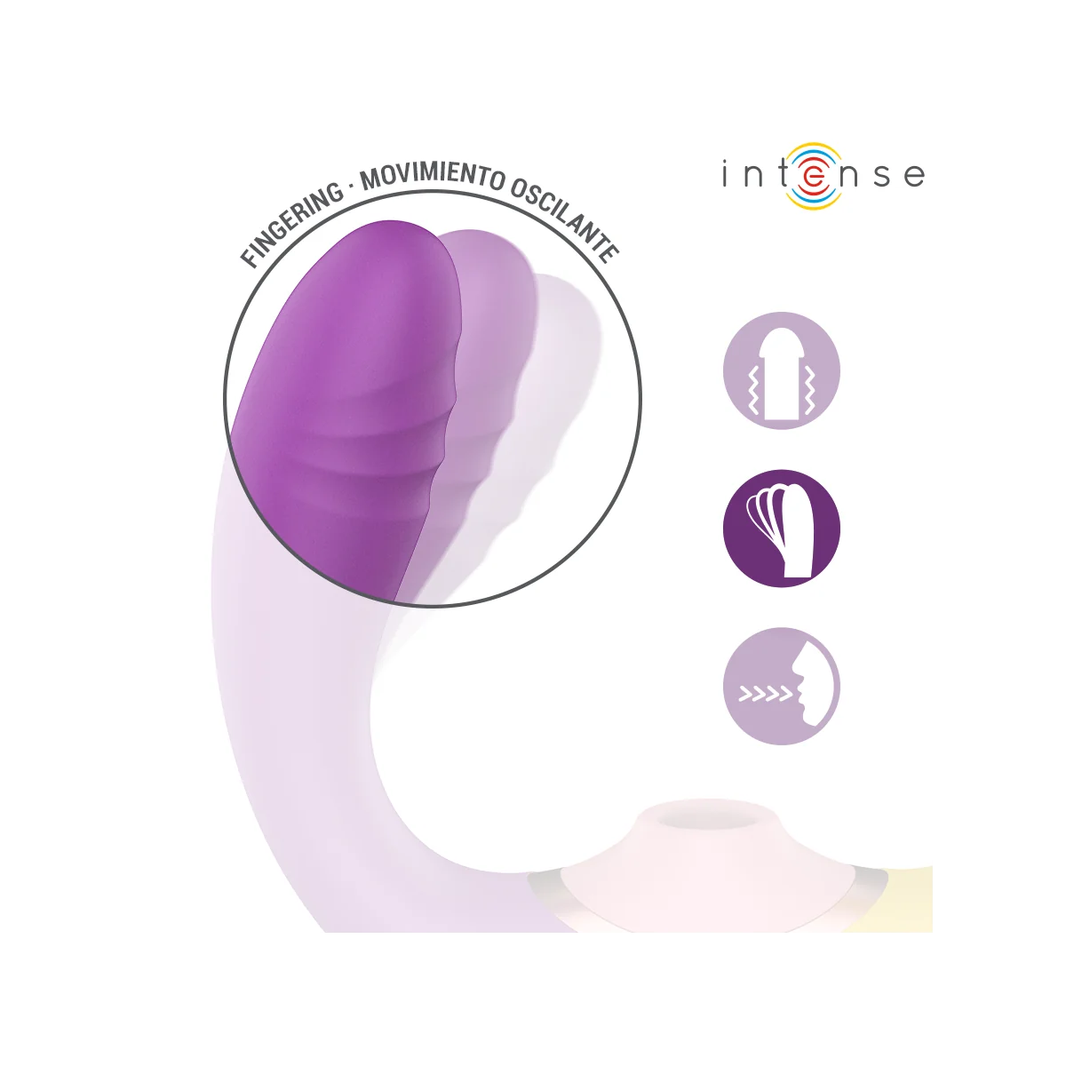Willow 3-In-1 Saug- und Vibrationsstimulator von Intense High Tech