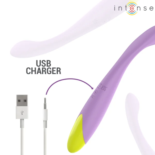 Lucca Flexibler, Usb-aufladbarer G-Punkt-Stimulator von Intense High Tech