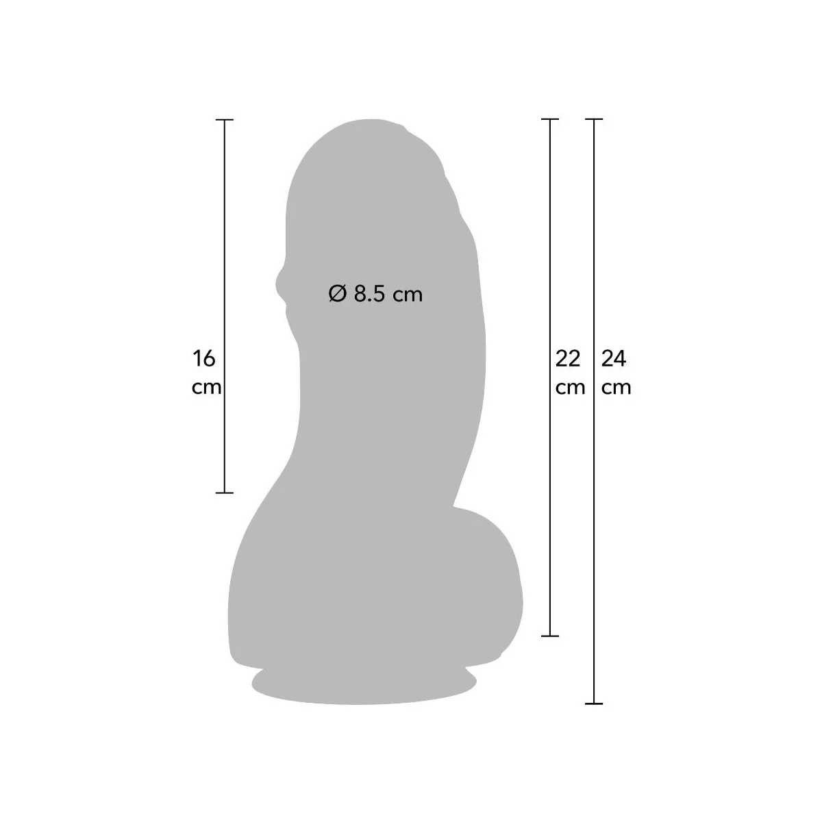 Inferno Fat Boys Dildo 22 cm von Hidden Desire