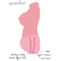 Saftiger Doppel-D-Masturbador für Vagina und Anus 5 Kg von Hidden Desire