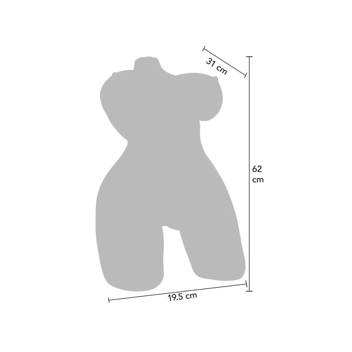 Grosser College-Fick-Schlampe-Torso-Frau-Masturbator 15 Kg von Hidden Desire