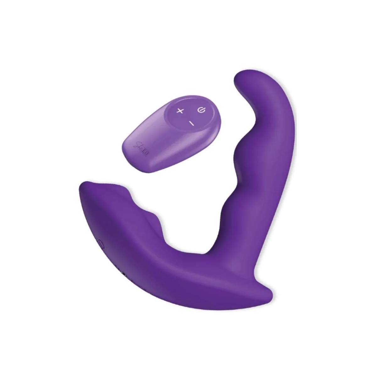 Rotierender, Vibrierender Analstimulator mit Fernbedienung – Lila von She.E.O