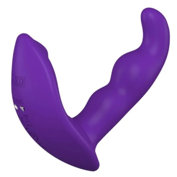 Rotierender, Vibrierender Analstimulator mit Fernbedienung – Lila von She.E.O