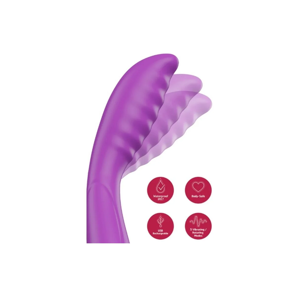 Lila G-Punkt-Vibrator von She.E.O