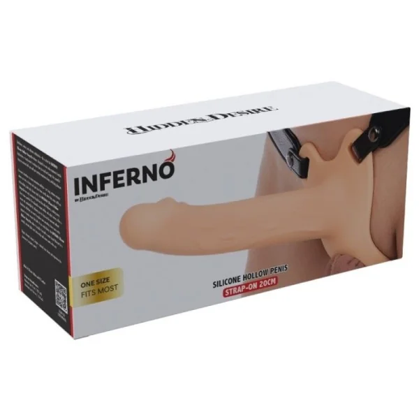 Inferno Penissleeve Strap-On 20 cm von Hidden Desire