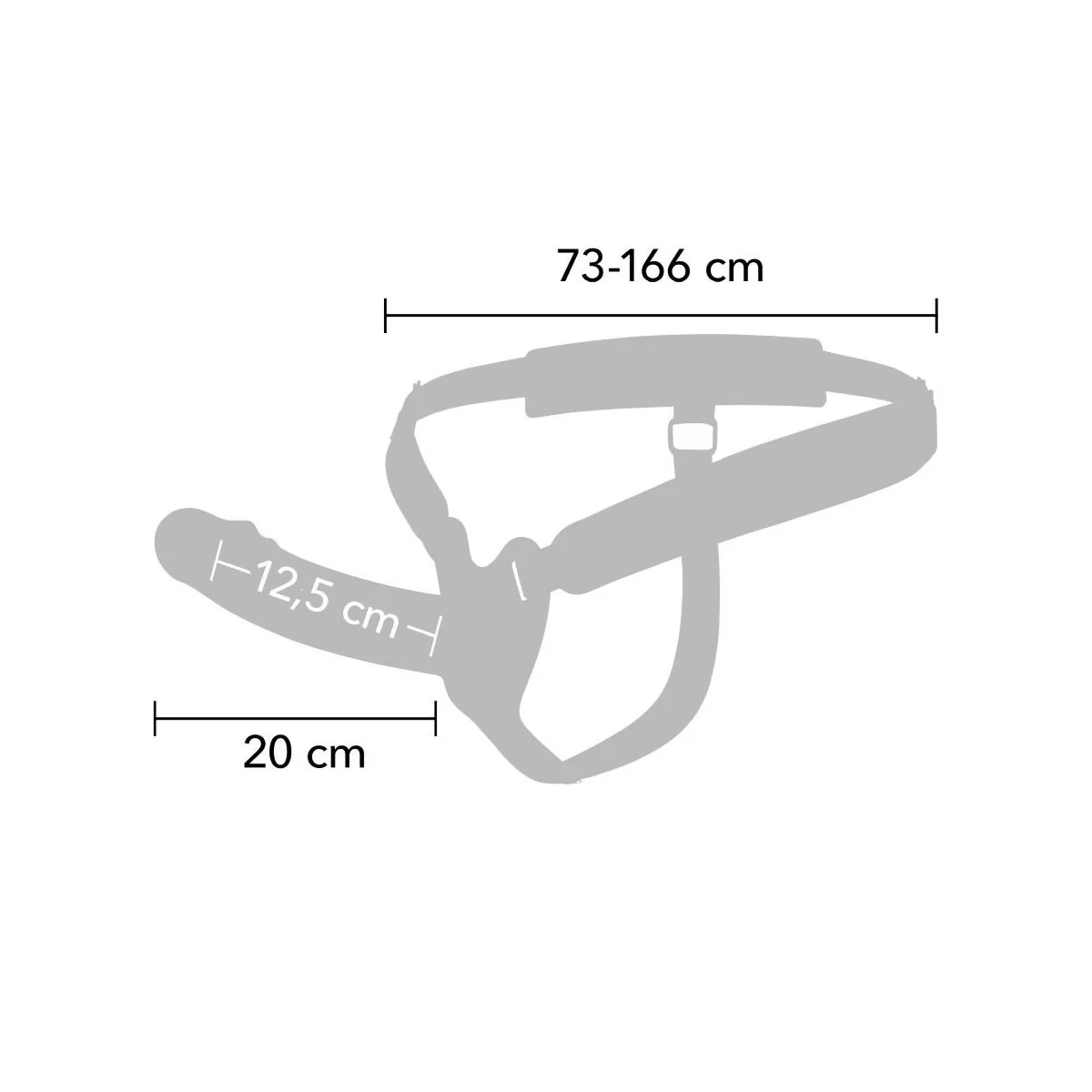 Inferno Vibrierender Penis-Sleeve Zum aufschnallen 20 cm von Hidden Desire
