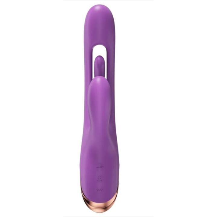 Hasen-G-Punkt-Vibrator mit Digitaler Bewegung, Lila von She.E.O