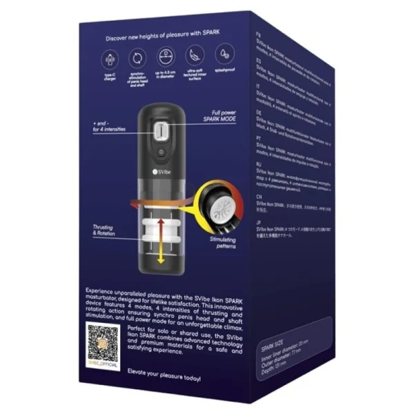 Ikon Spark Stoss- & Rotations-Masturbator von Snail Vibe