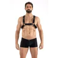 ♥ Schwarzer Schulter-Harness LM275017BLK von Look Me ♥