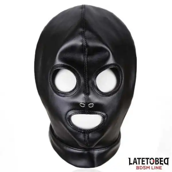 Unterwerfungshaube mit Verstellbaren Rückengurten von Latetobed BDSM Line | Fesselliebe.de