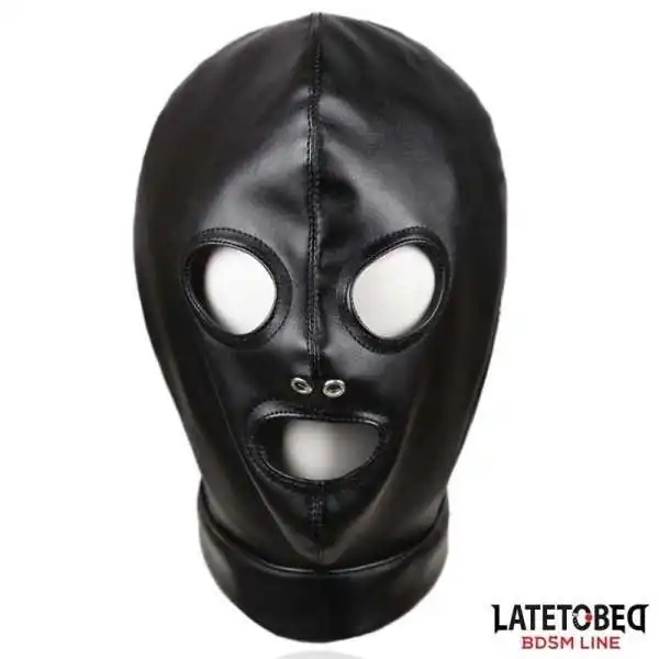 Unterwerfungshaube mit Verstellbaren Rückengurten von Latetobed BDSM Line | Fesselliebe.de