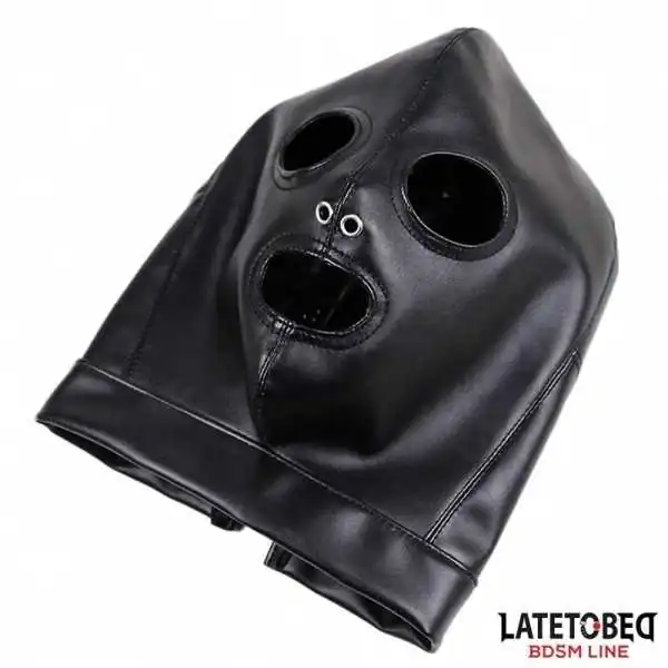 Unterwerfungshaube mit Verstellbaren Rückengurten von Latetobed BDSM Line | Fesselliebe.de