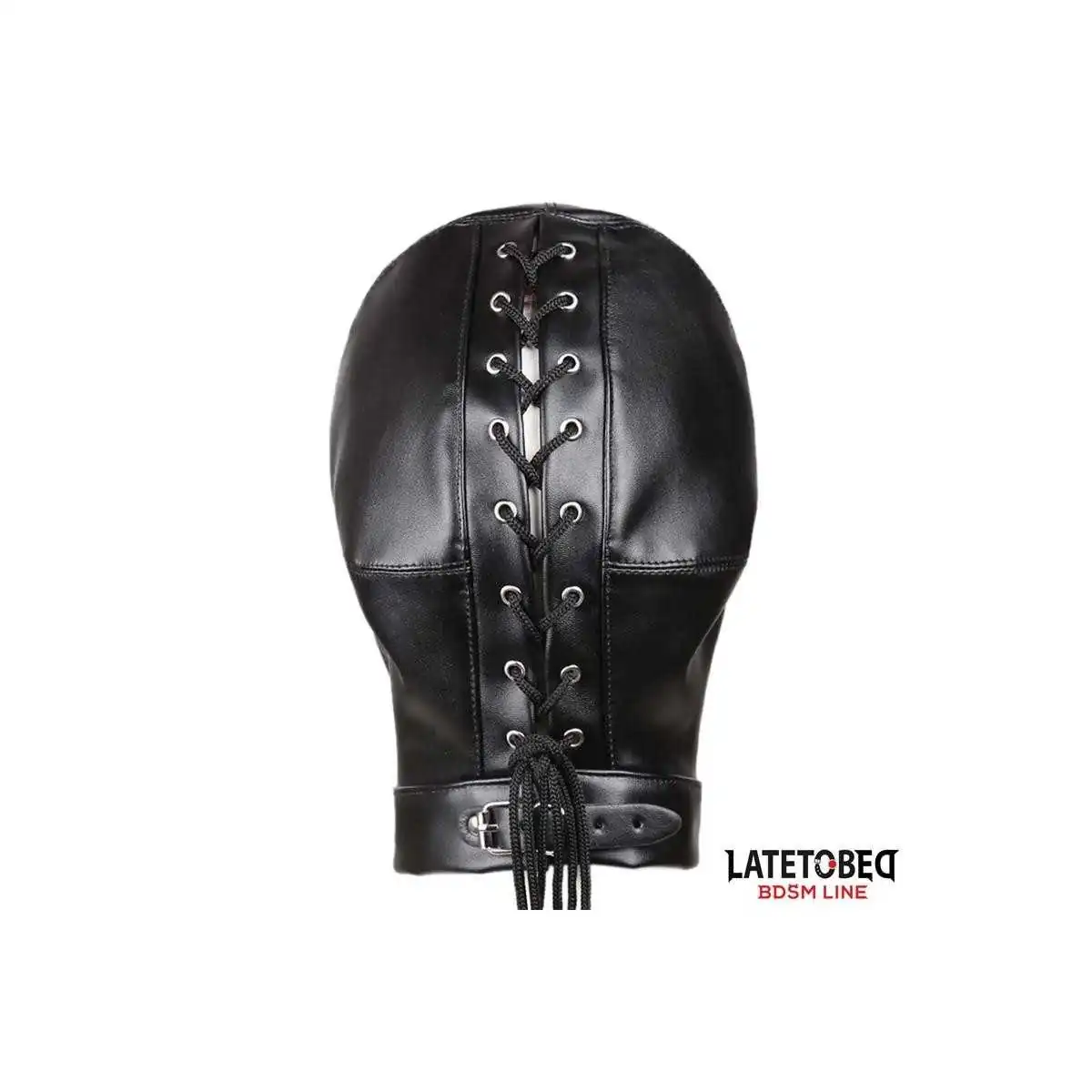 Unterwerfungshaube mit Verstellbaren Rückengurten von Latetobed BDSM Line | Fesselliebe.de
