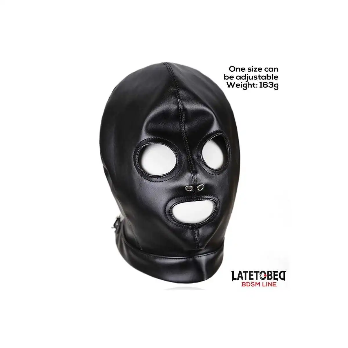 Unterwerfungshaube mit Verstellbaren Rückengurten von Latetobed BDSM Line | Fesselliebe.de