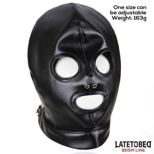 Unterwerfungshaube mit Verstellbaren Rückengurten von Latetobed BDSM Line | Fesselliebe.de