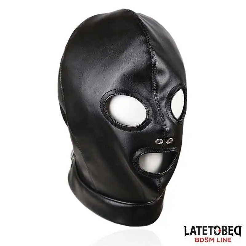 Unterwerfungshaube mit Verstellbaren Rückengurten von Latetobed BDSM Line | Fesselliebe.de