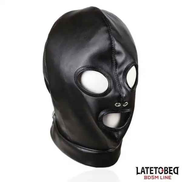 Unterwerfungshaube mit Verstellbaren Rückengurten von Latetobed BDSM Line | Fesselliebe.de