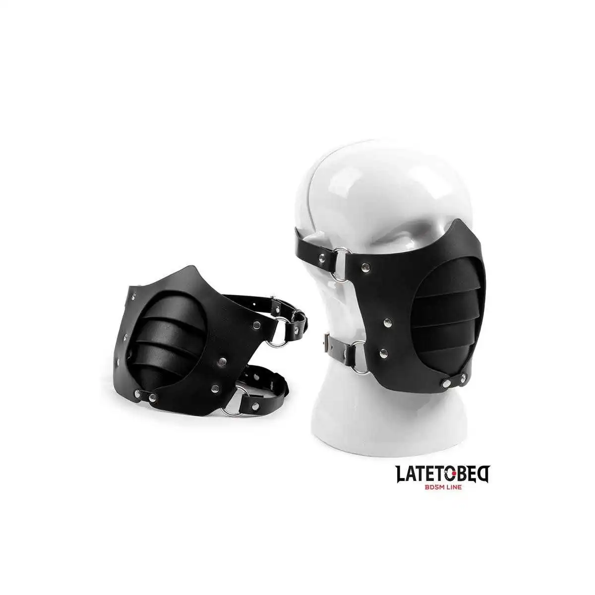 Verstellbare Maske Im Punk-Stil von Latetobed BDSM Line | Fesselliebe.de