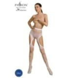 Eco Straps-Strumpfhose S005 Weiss von Passion Eco Collection | Fesselliebe.de