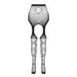 Eco Straps-Strumpfhose S005 Weiss von Passion Eco Collection | Fesselliebe.de