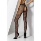 Strumpfhose offen (OUVERT Strumpfhose) Schwarz S010 von Passion-Exklusiv | Fesselliebe.de