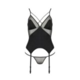 Quella Korsett & Tanga Schwarz von Avanua | Fesselliebe.de