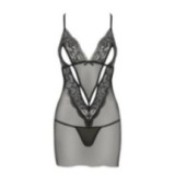 Vendi Chemise Schwarz von Avanua | Fesselliebe.de
