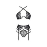 Natasha 3er Set Schwarz von Beauty Night Fashion | Fesselliebe.de