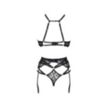 Natasha 3er Set Schwarz von Beauty Night Fashion | Fesselliebe.de
