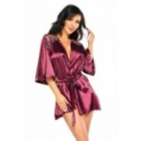 Summer Peignoir & Tanga Burgunder von Beauty Night Fashion | Fesselliebe.de
