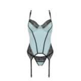 Sidra Korsett & Tanga Mint von Casmir | Fesselliebe.de