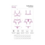 Randy 3er Set Burgunder-Schwarz von Cofashion Lingerie | Fesselliebe.de