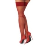 Netz Halterlose Red H018 von Kotek | Fesselliebe.de