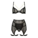 Thp101 3-Tlg. Set Schwarz-Gold von Kotek | Fesselliebe.de