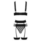Thp105 3-Tlg. Set Schwarz von Kotek | Fesselliebe.de