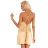 Raber Chemise & Tanga Gold von Livco Corsetti Fashion | Fesselliebe.de