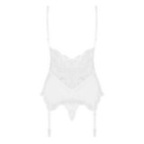 Korsett & Tanga Weiss 810-Cor-2 von Obsessive | Fesselliebe.de
