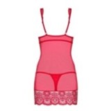 Chemise & Tanga Rot 853-Che-3 von Obsessive | Fesselliebe.de