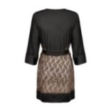 Allunes Peignoir Schwarz-Leo von Obsessive | Fesselliebe.de