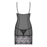 Alluria Chemise & Tanga Schwarz von Obsessive | Fesselliebe.de