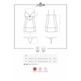Alluria Chemise & Tanga Schwarz von Obsessive | Fesselliebe.de