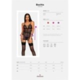 Basitta Chemise & Tanga Schwarz von Obsessive | Fesselliebe.de
