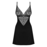 Cecilla Chemise & Tanga Schwarz von Obsessive | Fesselliebe.de