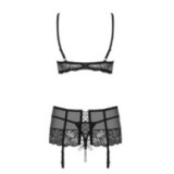 Contica 3er Set Schwarz von Obsessive | Fesselliebe.de