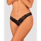 Donna Dream Offener Schritt Tanga Schwarz von Obsessive | Fesselliebe.de