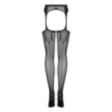 Garter Strümpfen S314 Schwarz von Obsessive | Fesselliebe.de