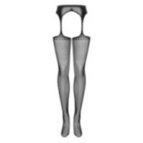 Garter Strümpfen S314 Schwarz von Obsessive | Fesselliebe.de