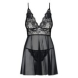 Idillia Babydoll & Tanga Schwarz von Obsessive | Fesselliebe.de