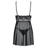 Idillia Babydoll & Tanga Schwarz von Obsessive | Fesselliebe.de