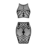 Top & Skirt Schwarz K101 von Obsessive | Fesselliebe.de
